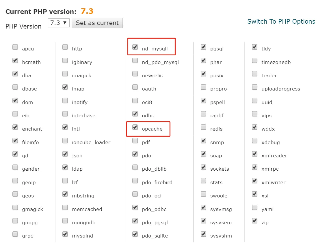 mysqlphp7.3